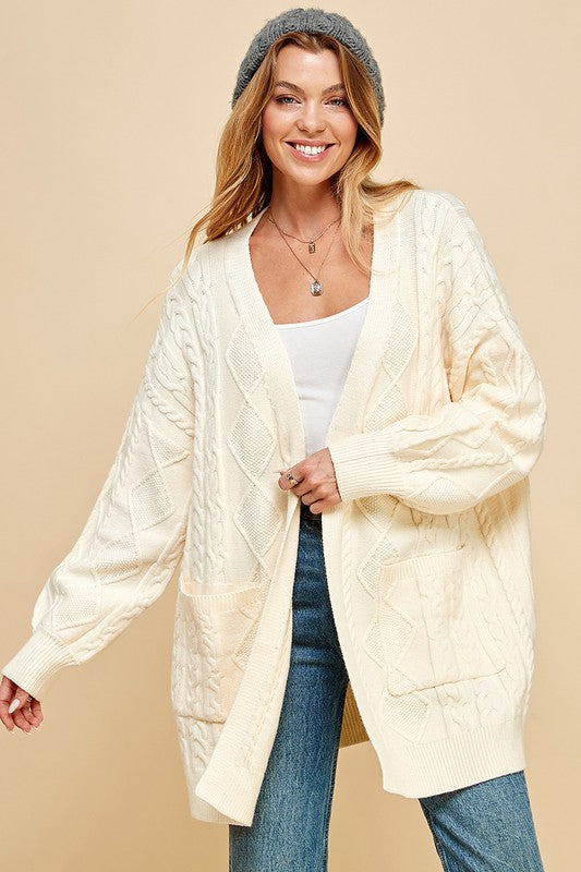 Cable Knit Cardigan