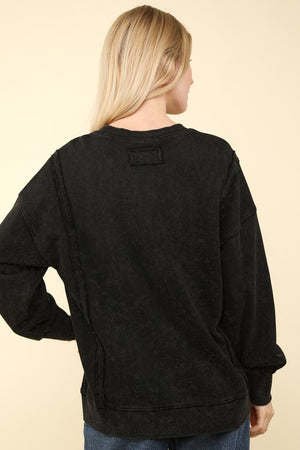 Modal Luxe V-Neck Sweatshirt