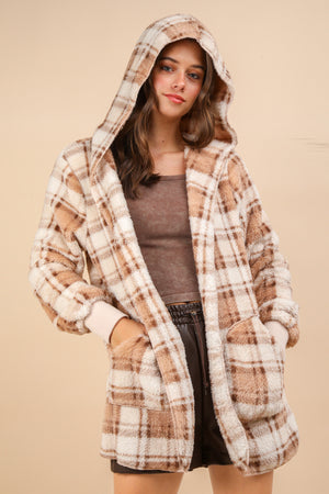 Oversized Soft Hooded Jacket