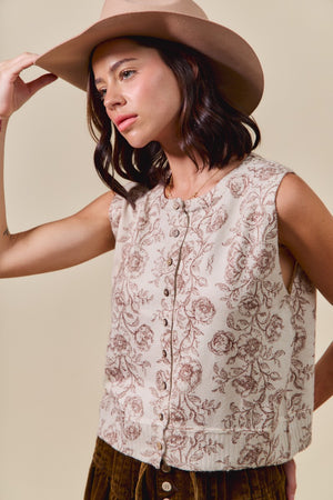 Floral Vest