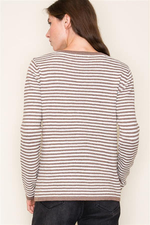 Thin Stripe Lightweight Sweater