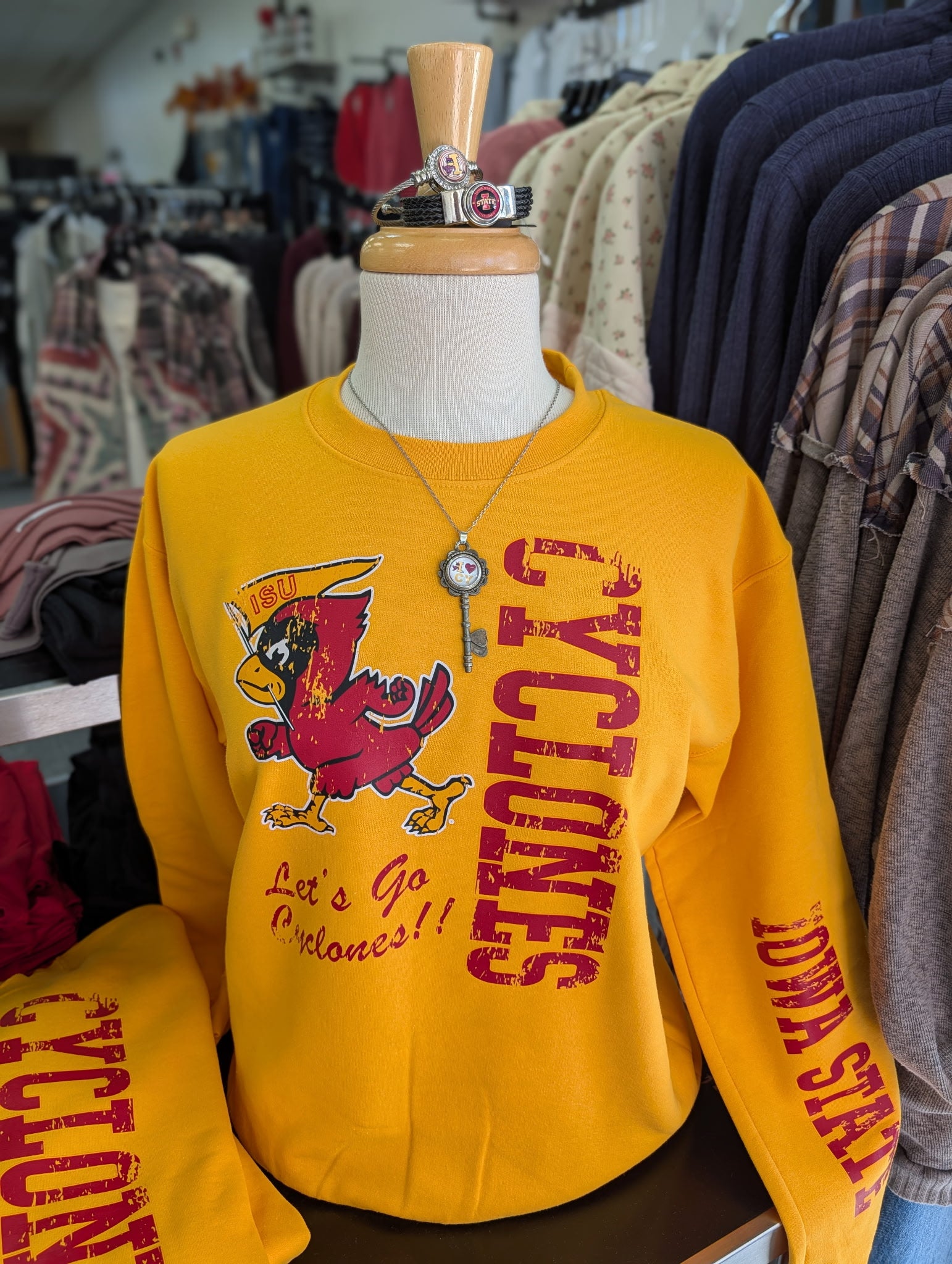 Mustard ISU Sweatshirt