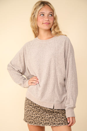 Curvy Comfy Soft Contrast Top