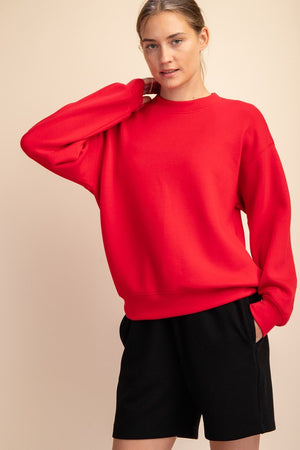 Modal Mock Neck Pullover