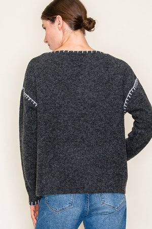 Blanket Stitch Sweater 9-6