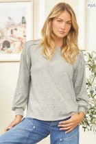 Curvy Super Soft Round Neck Top