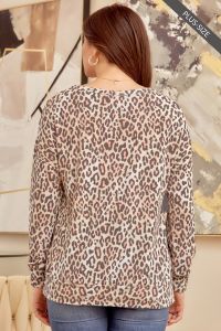 Leopard Knit Top - Available in Store